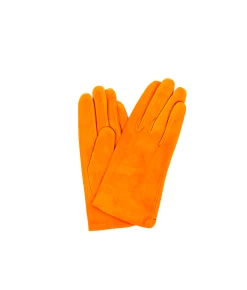 1019 Classic Suede Gloves CashmereLined Light Orange