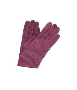 1019 Classic Suede Gloves CashmereLined Bordeaux