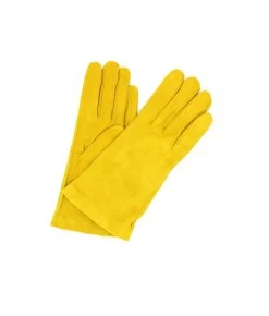1019 Classic Suede Gloves CashmereLined Yellow