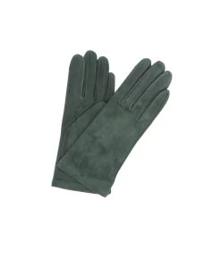 1019 Classic Suede Gloves CashmereLined Emerald