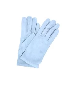 1019 Classic Suede Gloves CashmereLined Celeste