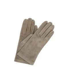 1019 Classic Suede Gloves CashmereLined Taupe