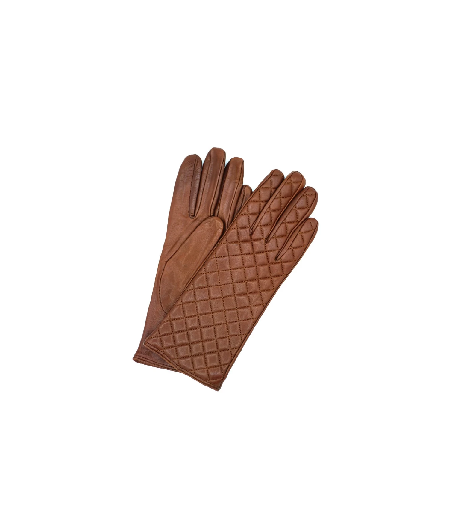 1151 Kid Leather Cashmere Lined Quilted On Top Cognac 3 1151 Kid Leather Cashmere Lined Quilted On Top Cognac