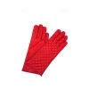 1151 Kid Leather Cashmere Lined Quilted On Top Red -Sermoneta Gloves Sales 1151 kid leather cashmere lined wrist length quilted on top 1151 21