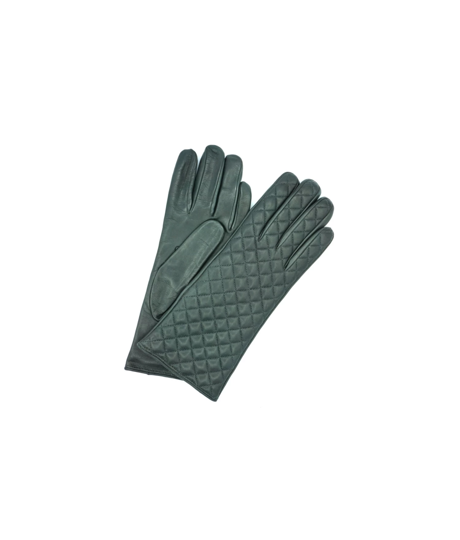 1151 Kid Leather Cashmere Lined Quilted On Top D Gray 3 1151 Kid Leather Cashmere Lined Quilted On Top D Gray