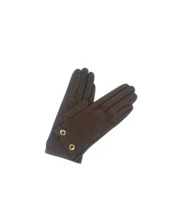 1263 Kid Leather Silk Lined Wrist Length Bordeaux