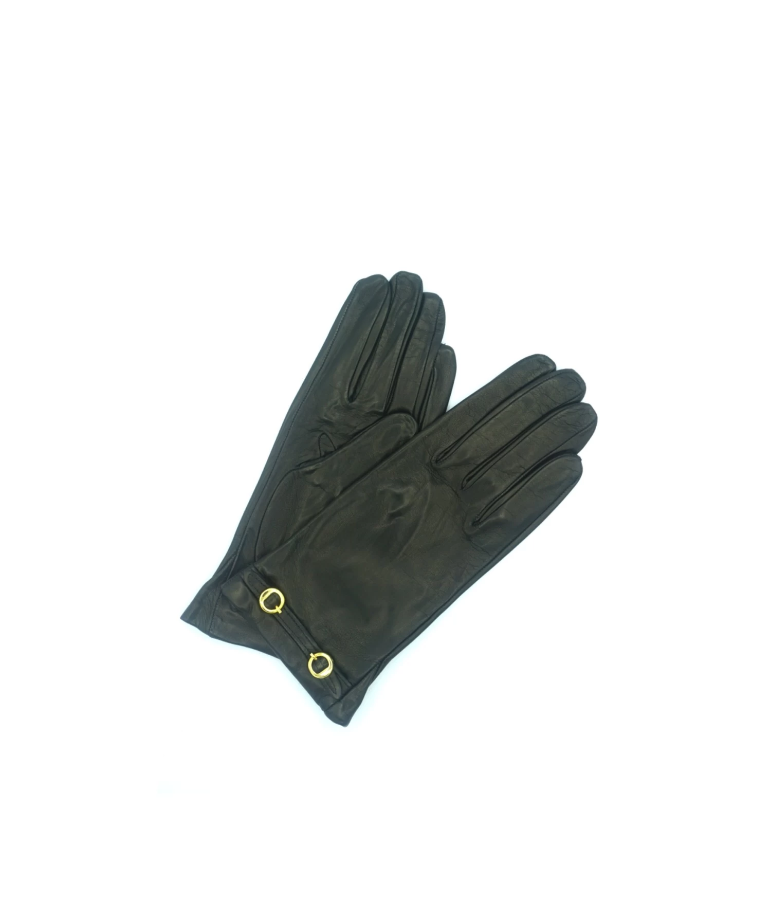 1263 Kid Leather Silk Lined Wrist Length Black 3 1263 Kid Leather Silk Lined Wrist Length Black