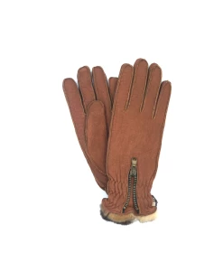 1306 Peccary Leather Orylag Lined Mid. Length Tabacco