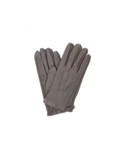 1313 Deer Skin Cashmere Lined Wrist Lenght Dark Brown