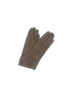 1664 Kid Leather Cashmere Lined Wrist Length Mink