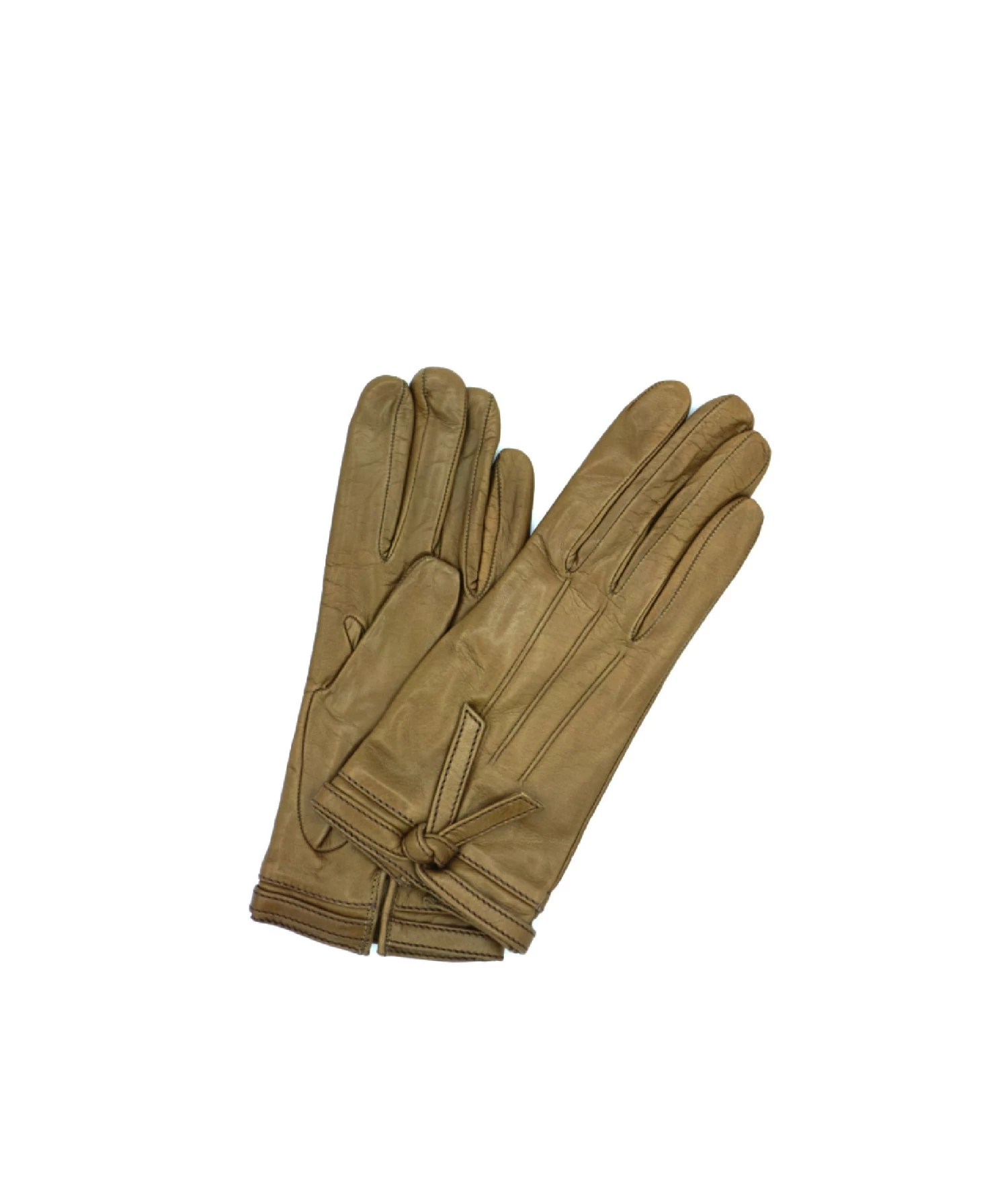 1674 Kid Leather Cashmere Lined Wrist Length Mud 3 1674 Kid Leather Cashmere Lined Wrist Length Mud