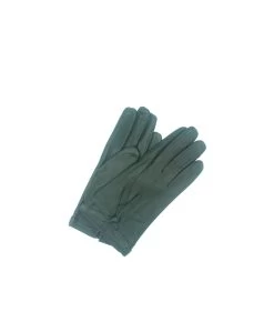 1674 Kid Leather Cashmere Lined Wrist Length D. Green