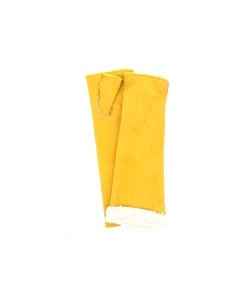 1761 Sheep Skin Inside-out Elbow LenghtFing.Less Mostard