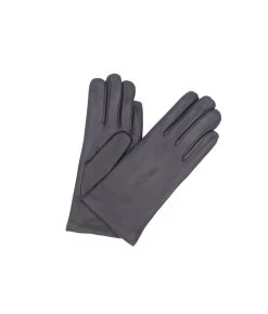 1011 Classic Kid Leather Gloves Cashmere Lined Navy