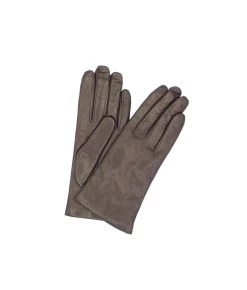 1011 Classic Kid Leather Gloves Cashmere Lined Bordeaux
