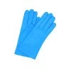 1011 Classic Kid Leather Gloves Cashmere Lined Azzurro