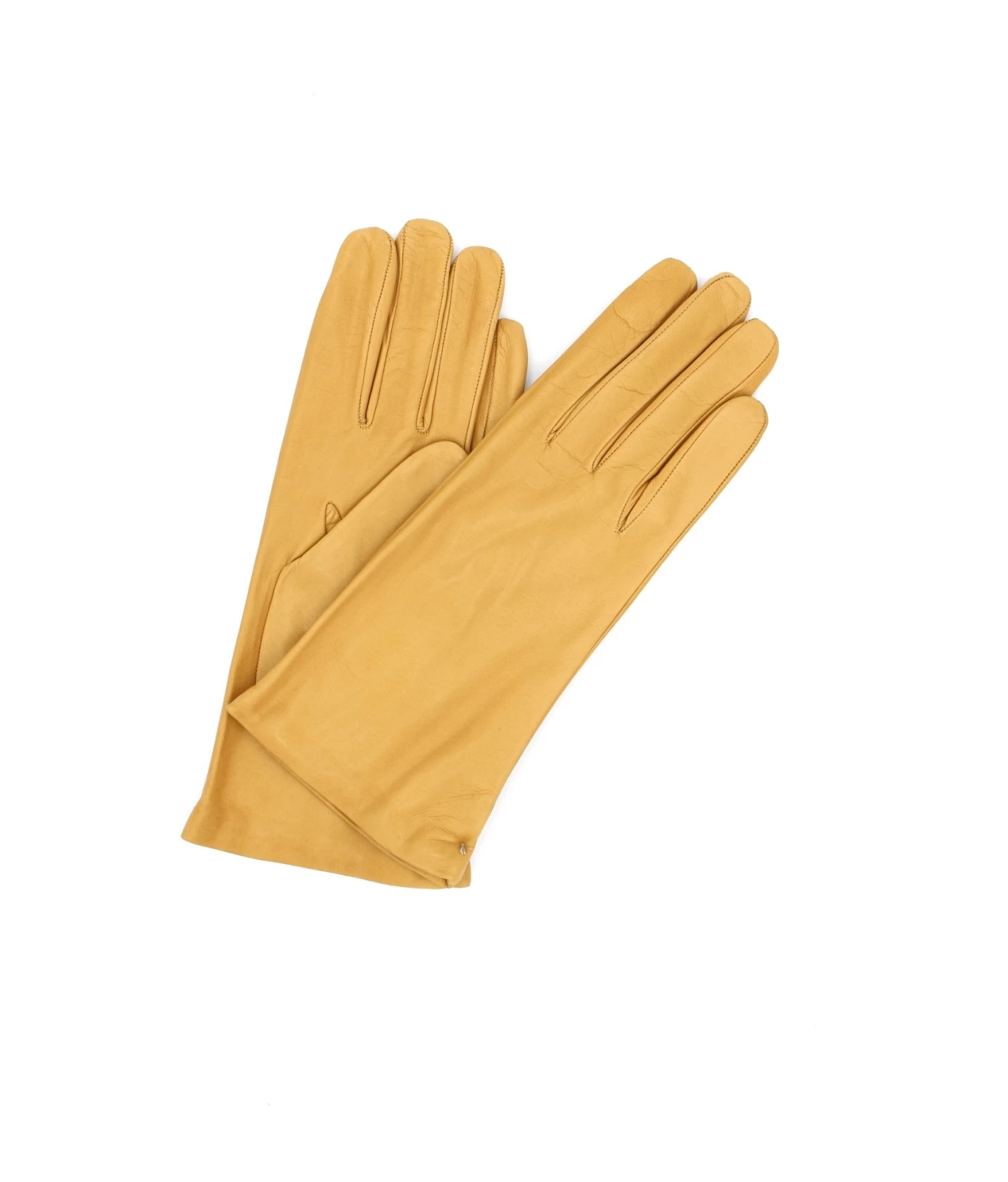 1011 Classic Kid Leather Gloves Cashmere Lined Cookie 3 1011 Classic Kid Leather Gloves Cashmere Lined Cookie