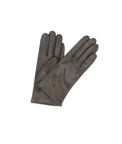 1011 Classic Kid Leather Gloves Cashmere Lined Black