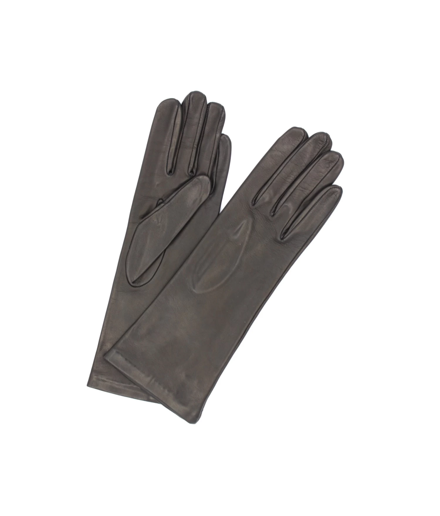 1003 Classic Kid Leather G. Silk Lined M. Length Black 3 1003 Classic Kid Leather G. Silk Lined M. Length Black