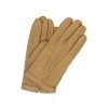 1294 Classic Kid Leather Man Gloves Cashmere Lined Camel