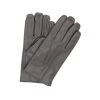 1294 Classic Kid Leather Man Gloves Cashmere Lined Dark Grey