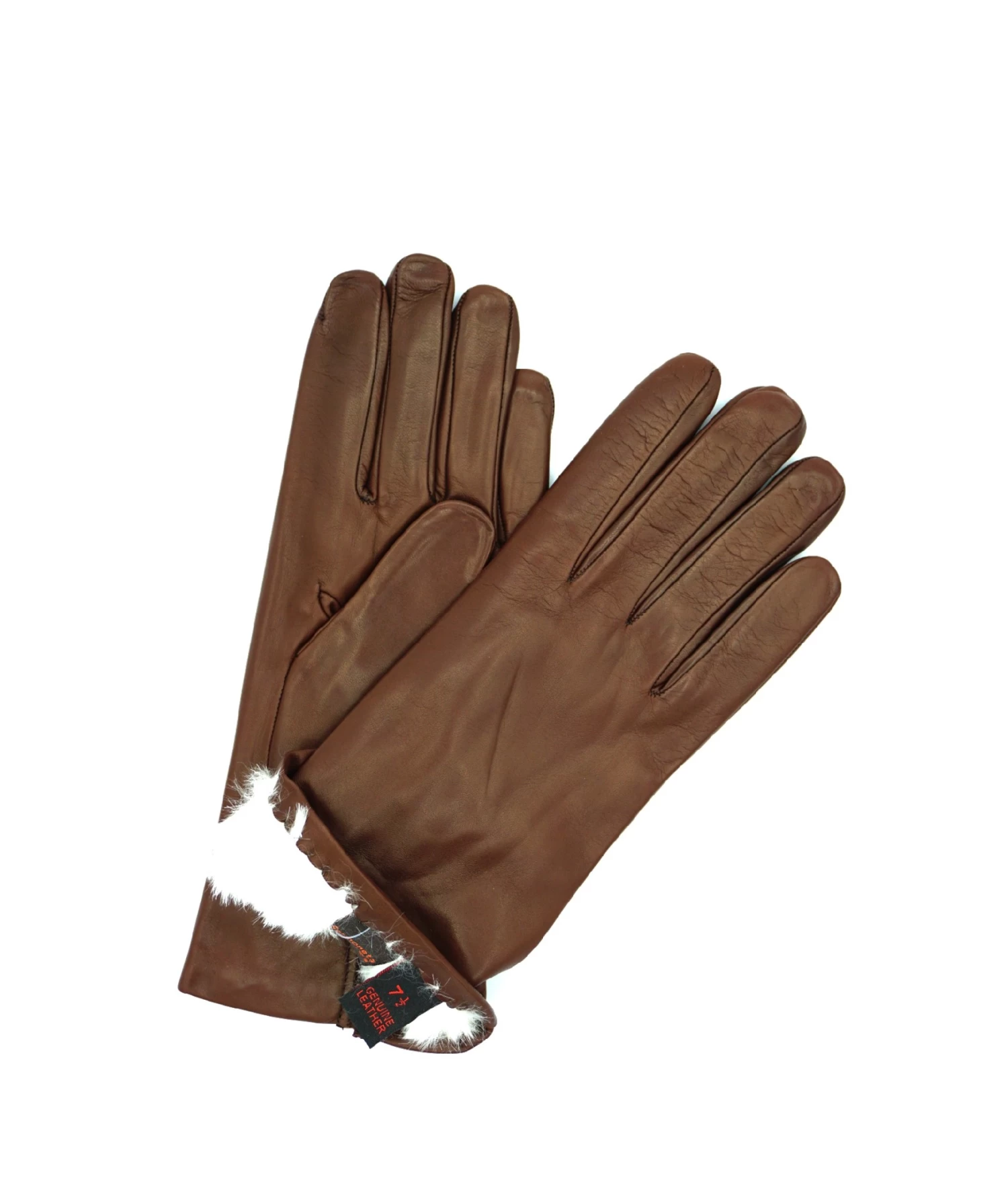 1022 Classic Leather Gloves Lined White Rabbit Mink 3 1022 Classic Leather Gloves Lined White Rabbit Mink