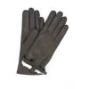 1022 Classic Leather Gloves Lined White Rabbit Black