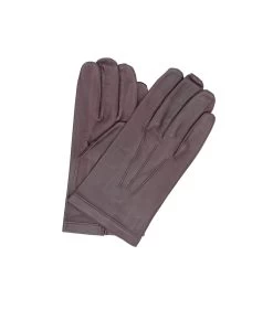 1292 Classic Kid Leather Gloves Silk Lined Bordeaux