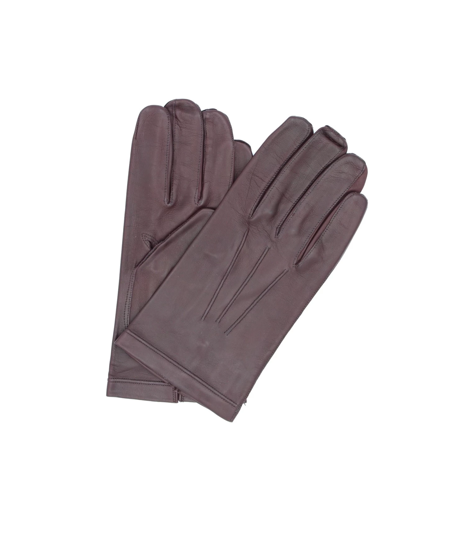 1292 Classic Kid Leather Gloves Silk Lined Bordeaux 3 1292 Classic Kid Leather Gloves Silk Lined Bordeaux