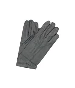 1292 Classic Kid Leather Gloves Silk Lined Dark Green