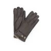 1039 Deer Skin Cashmere Lined GlovesBelt Dark Brown -Sermoneta Gloves Sales deer skin cashmere lined gloves with belt on the wrist sermoneta gloves 200 d 8