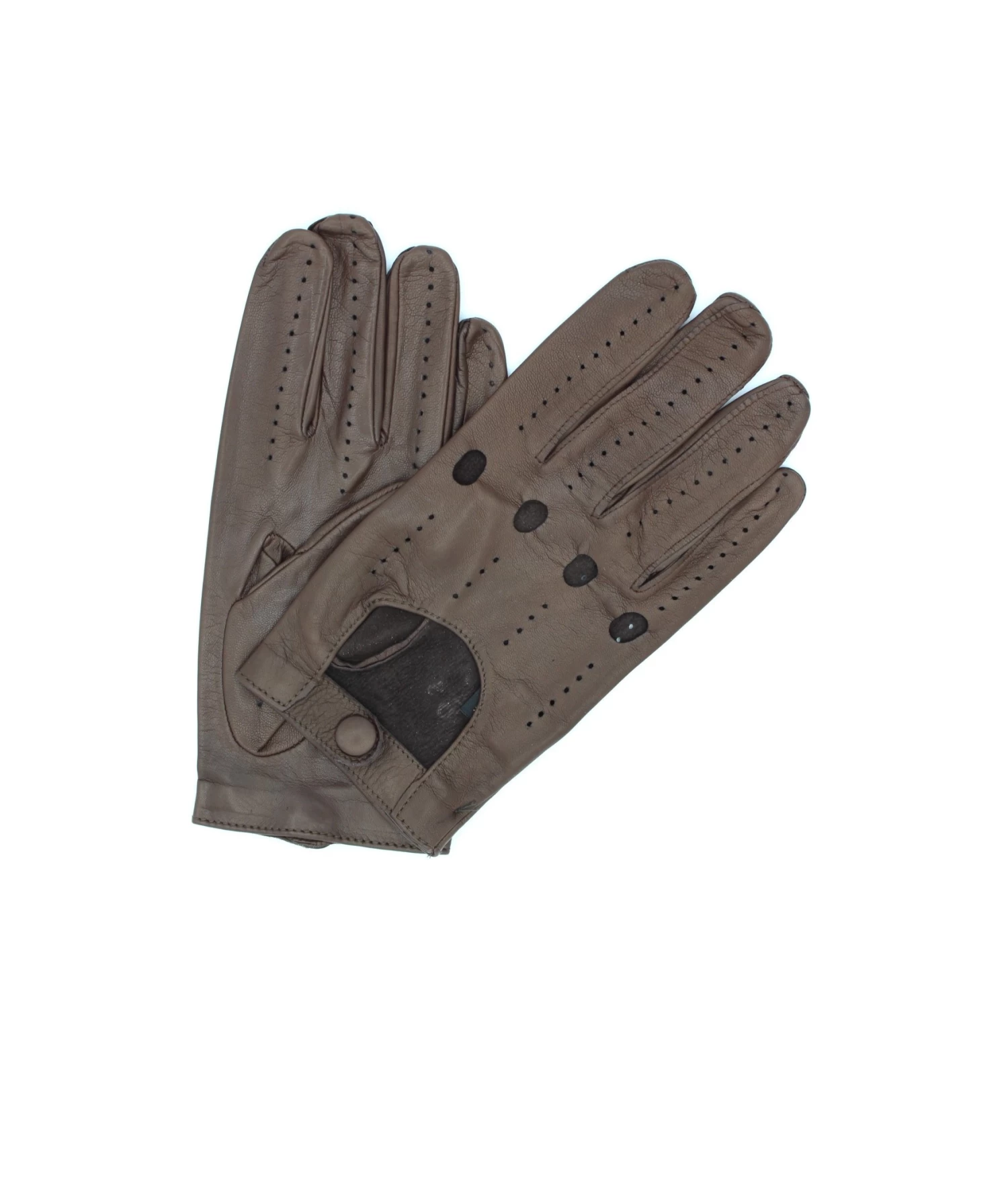 1307 Driving Kid Leather Full Finger Mink 3 1307 Driving Kid Leather Full Finger Mink