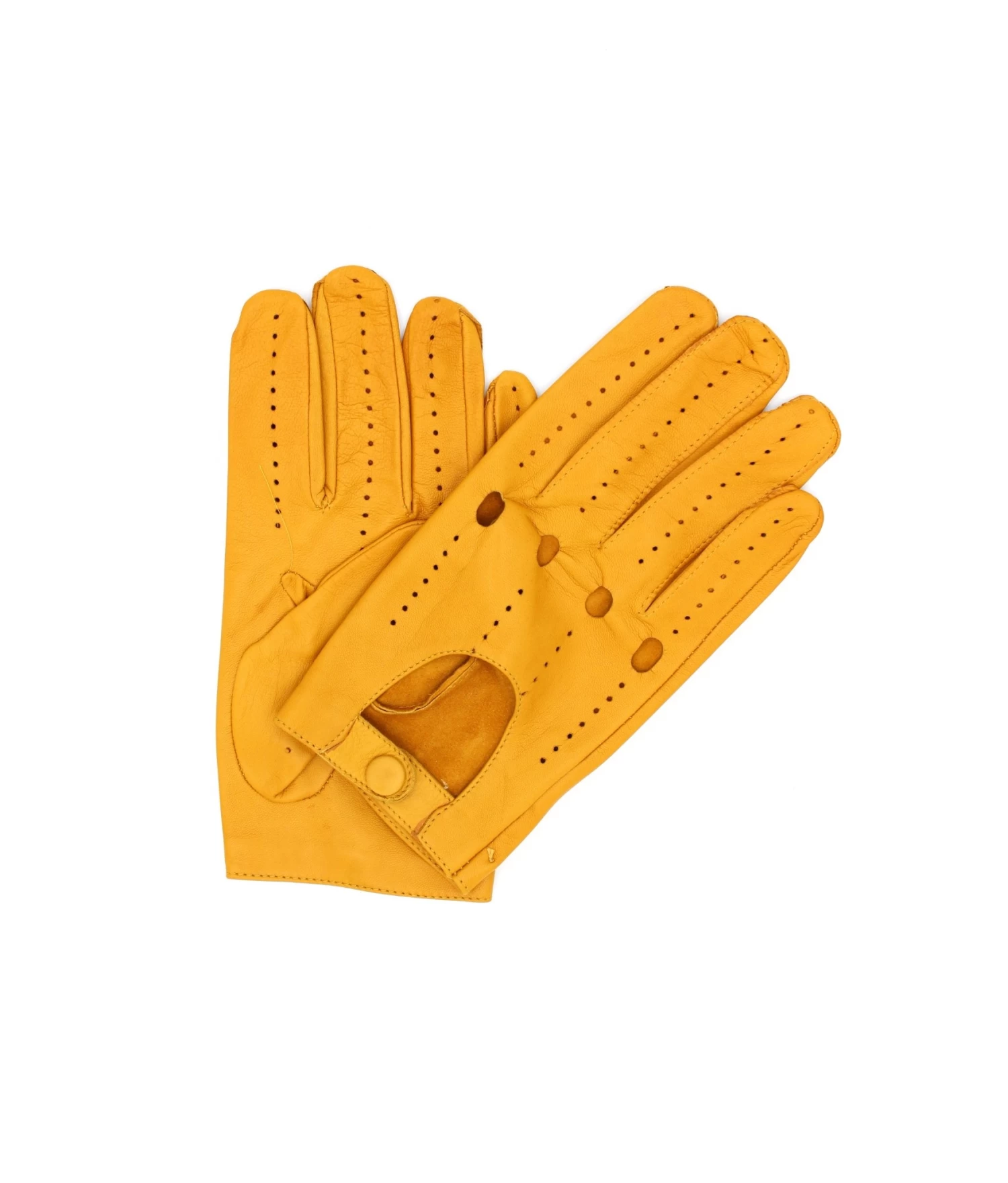 1307 Driving Kid Leather Full Finger Mustard 3 1307 Driving Kid Leather Full Finger Mustard