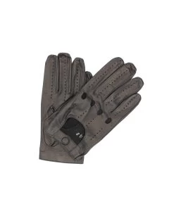 1307 Driving Kid Leather Full Finger Black