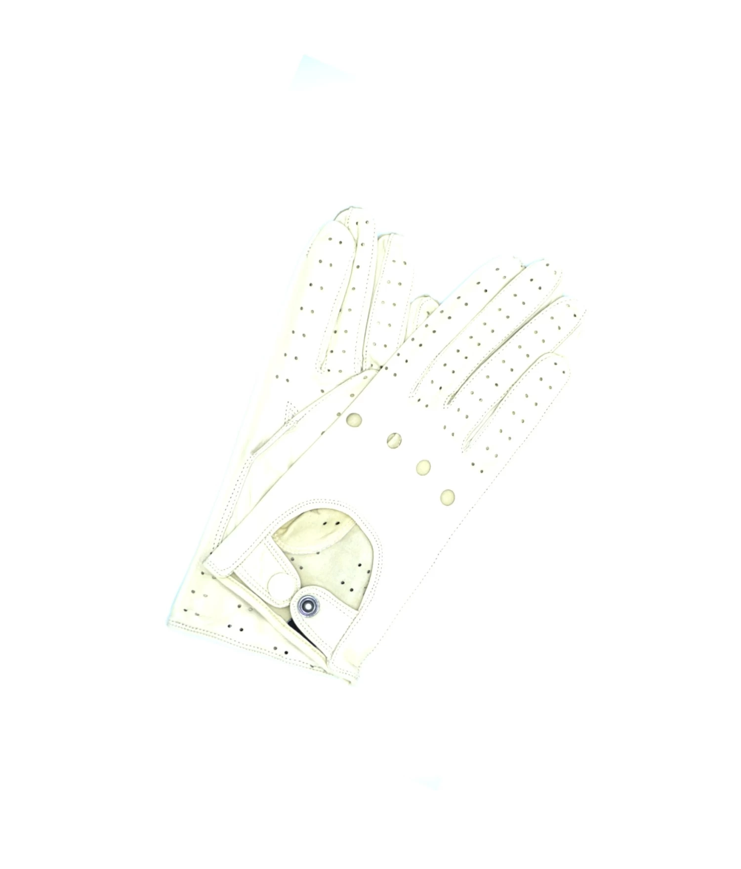 1028 Full Finger Kid Leather Driving Gloves Unlin. Off White 3 1028 Full Finger Kid Leather Driving Gloves Unlin. Off White
