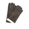 1297 Sheep Skin Man Gloves D.Brown -Sermoneta Gloves Sales inside out sheep skin man gloves hand sewn sermoneta gloves lamb u 12