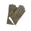 1297 Sheep Skin Man Gloves Military Green -Sermoneta Gloves Sales inside out sheep skin man gloves hand sewn sermoneta gloves lamb u 64