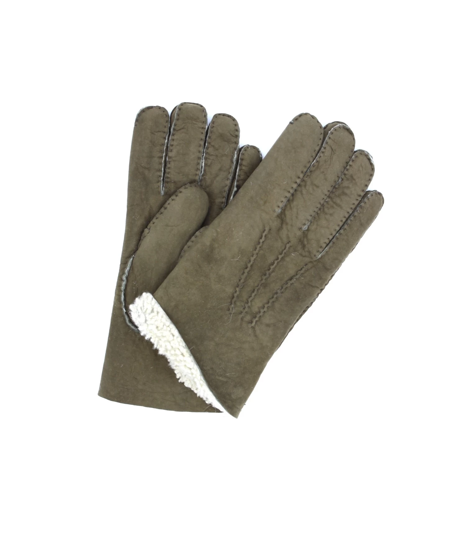 1297 Sheep Skin Man Gloves Military Green 3 1297 Sheep Skin Man Gloves Military Green
