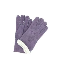 1297 Sheep Skin Man Gloves Lilac