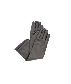 1635 Kid Leather Gloves Cashmere Lined D.Brown