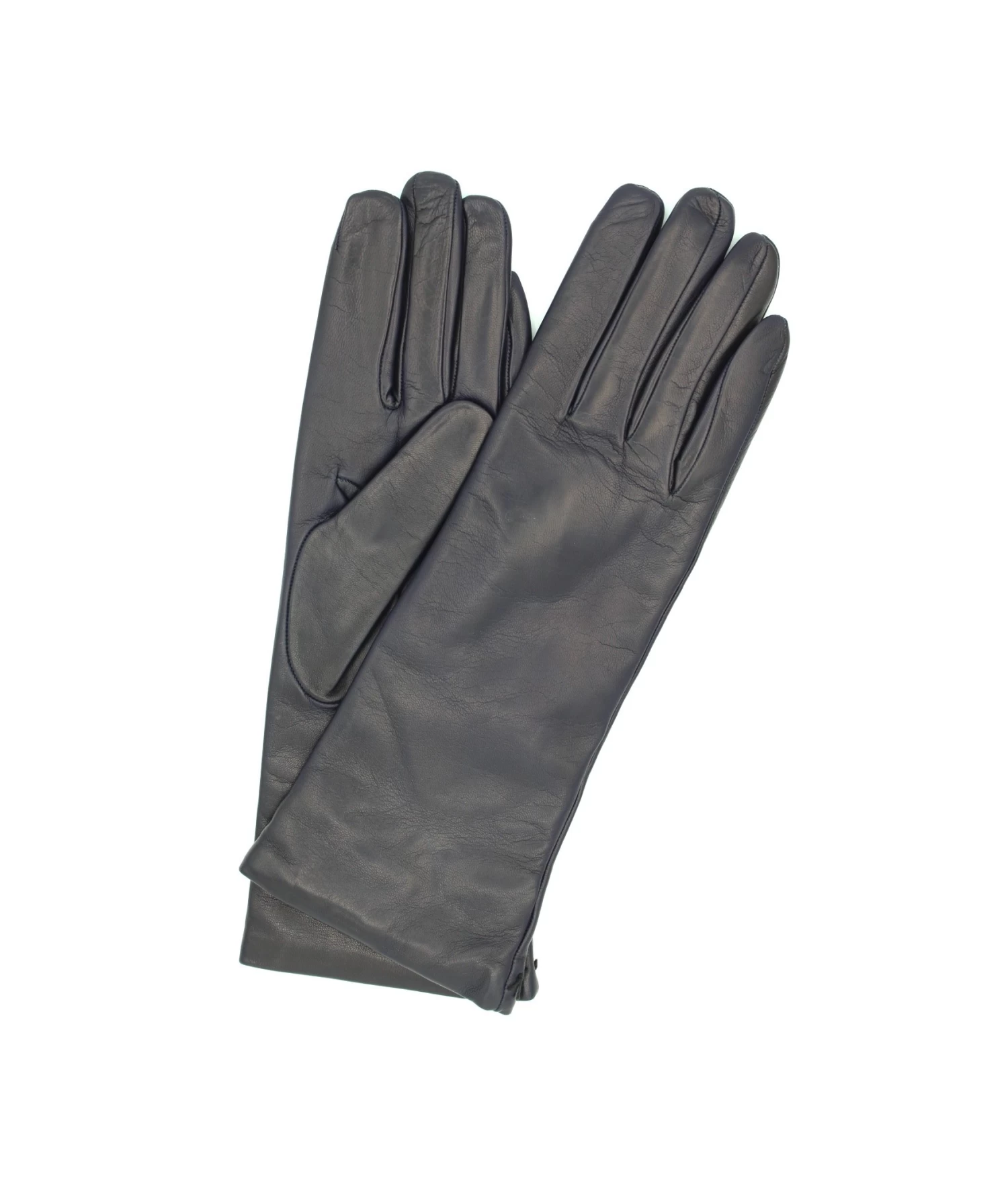 1012 Kid Leather Gloves Cashmere Lined Navy 3 1012 Kid Leather Gloves Cashmere Lined Navy