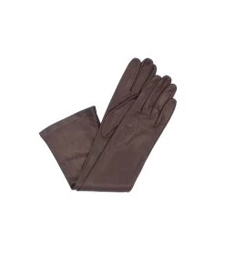 1644 Kid Leather Gloves Silk Lined Elbow Length Bordeaux