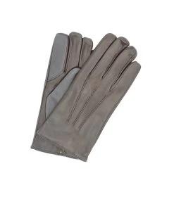 2016 Kid Leather Man Cashmere Lined Touch Screen D.Brown