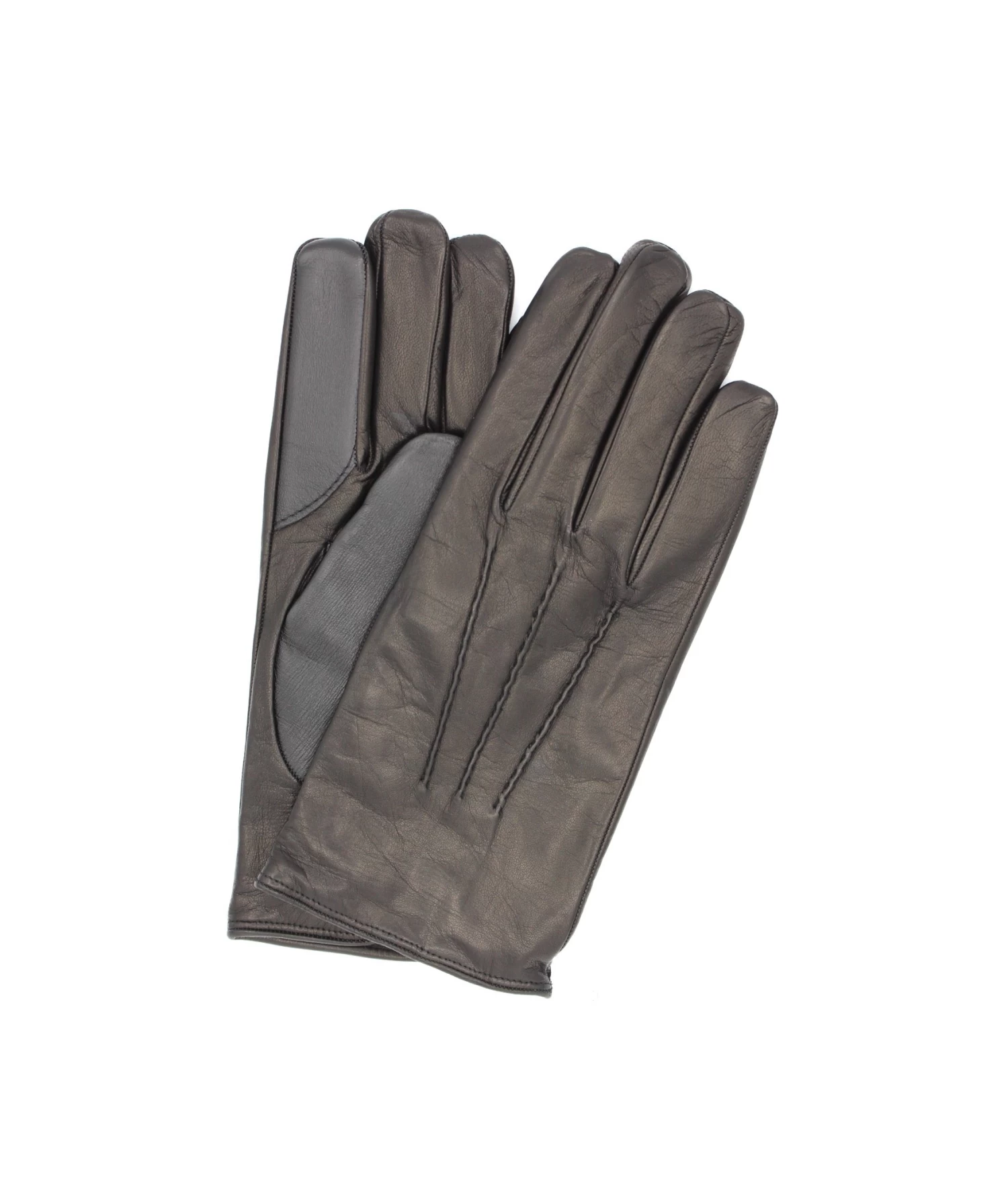 2016 Kid Leather Man Cashmere Lined Touch Screen Black 3 2016 Kid Leather Man Cashmere Lined Touch Screen Black