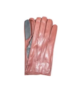 2016 Kid Leather Man Cashmere Lined Touch Screen Tan