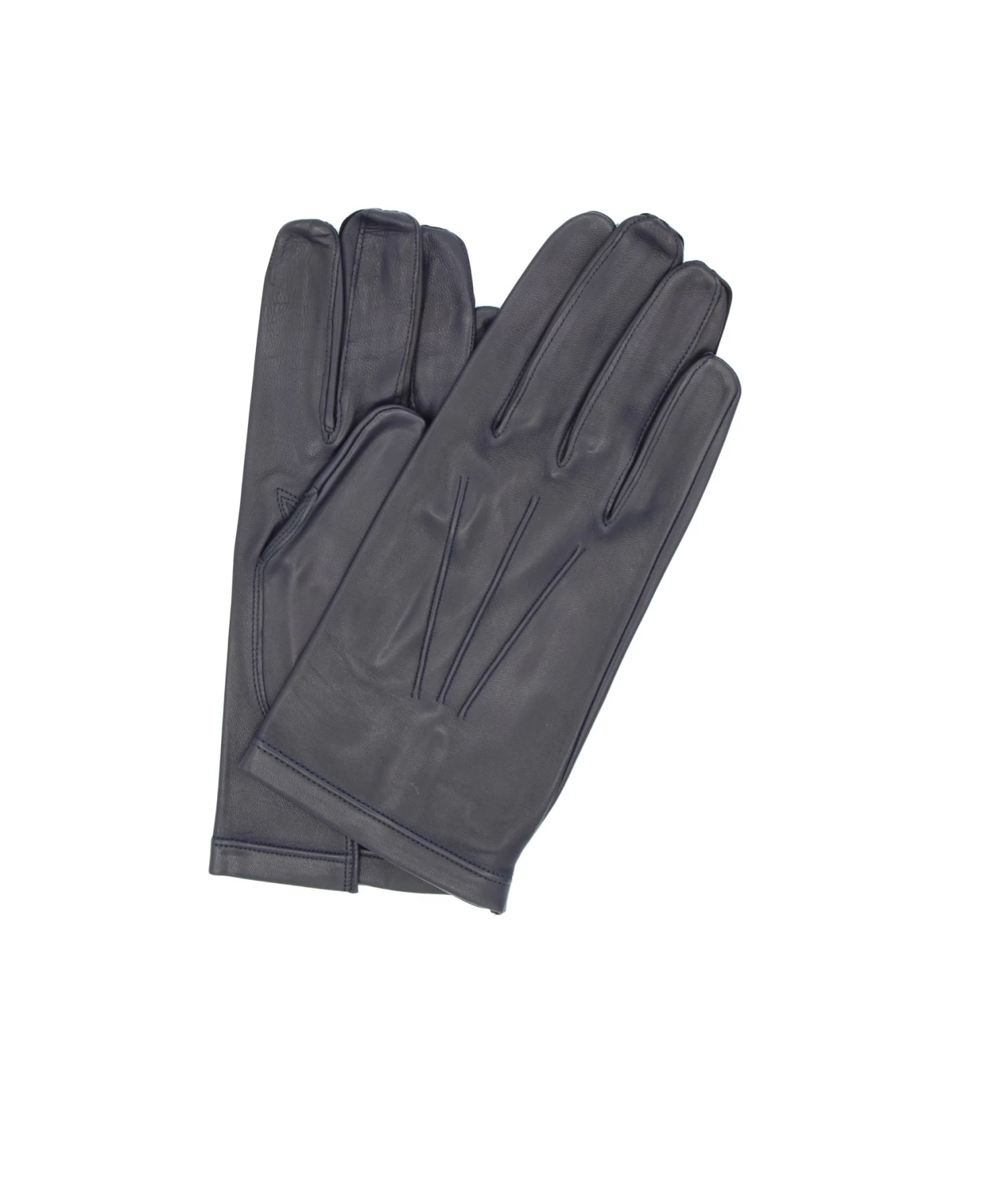 1290 Classic Kid Leather Gloves Unlined Navy 3 1290 Classic Kid Leather Gloves Unlined Navy
