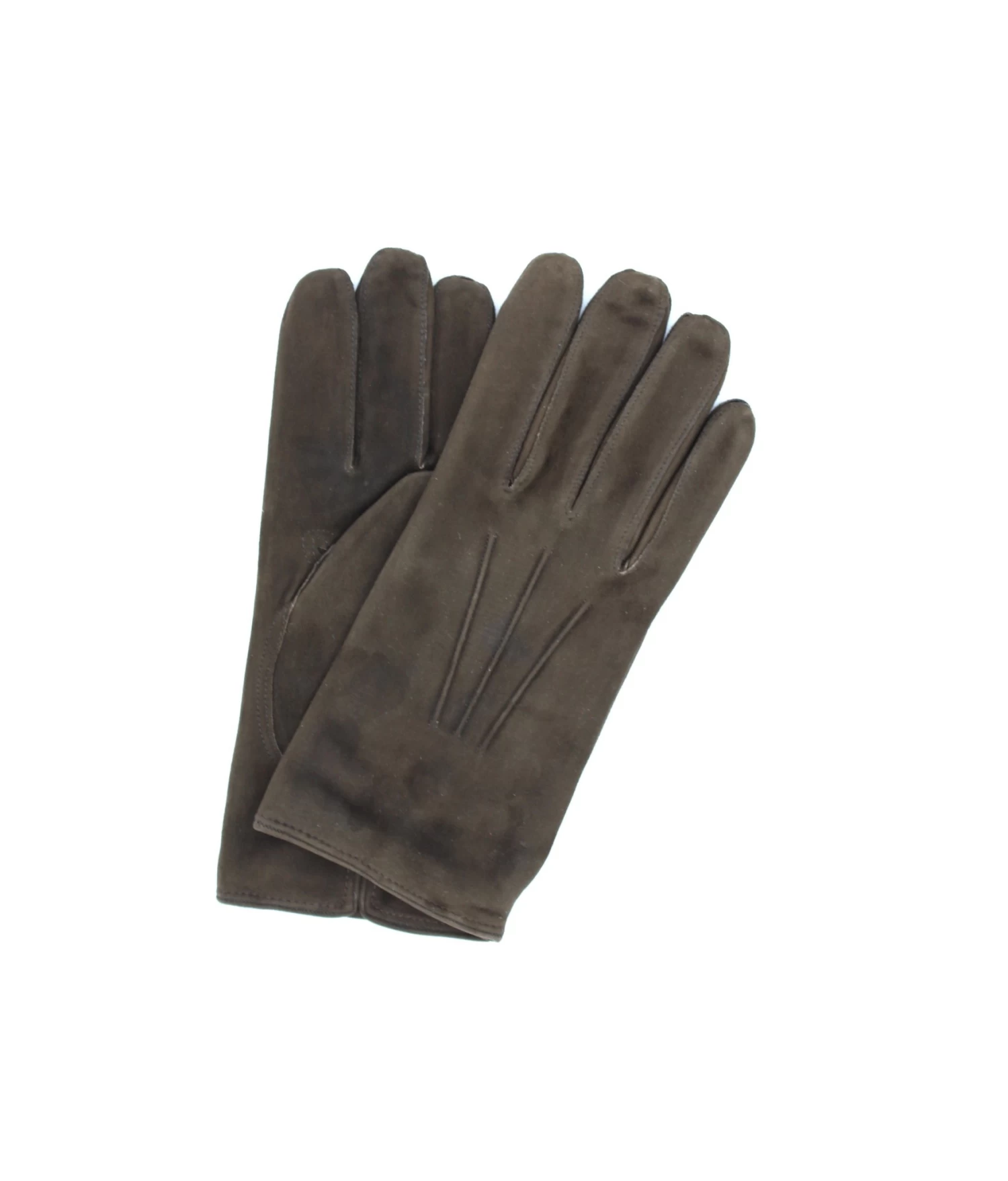 1298 Suede Gloves Cashmere Lined D.Brown 3 1298 Suede Gloves Cashmere Lined D.Brown