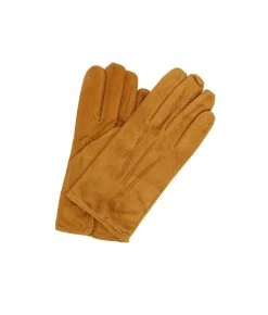 1298 Suede Gloves Cashmere Lined Tan