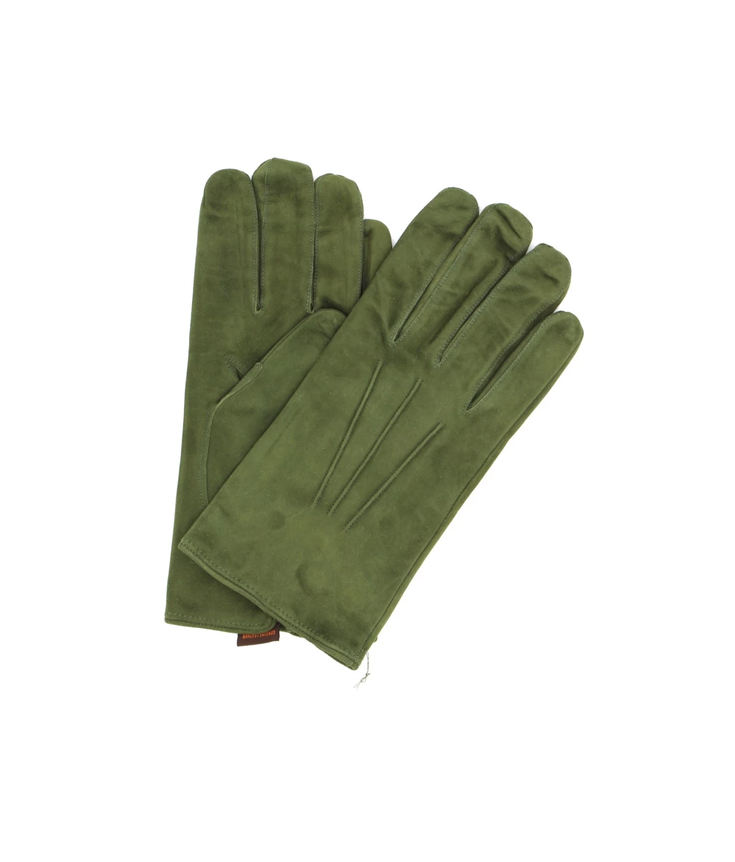 1298 Suede Gloves Cashmere Lined Dark Green 3 1298 Suede Gloves Cashmere Lined Dark Green