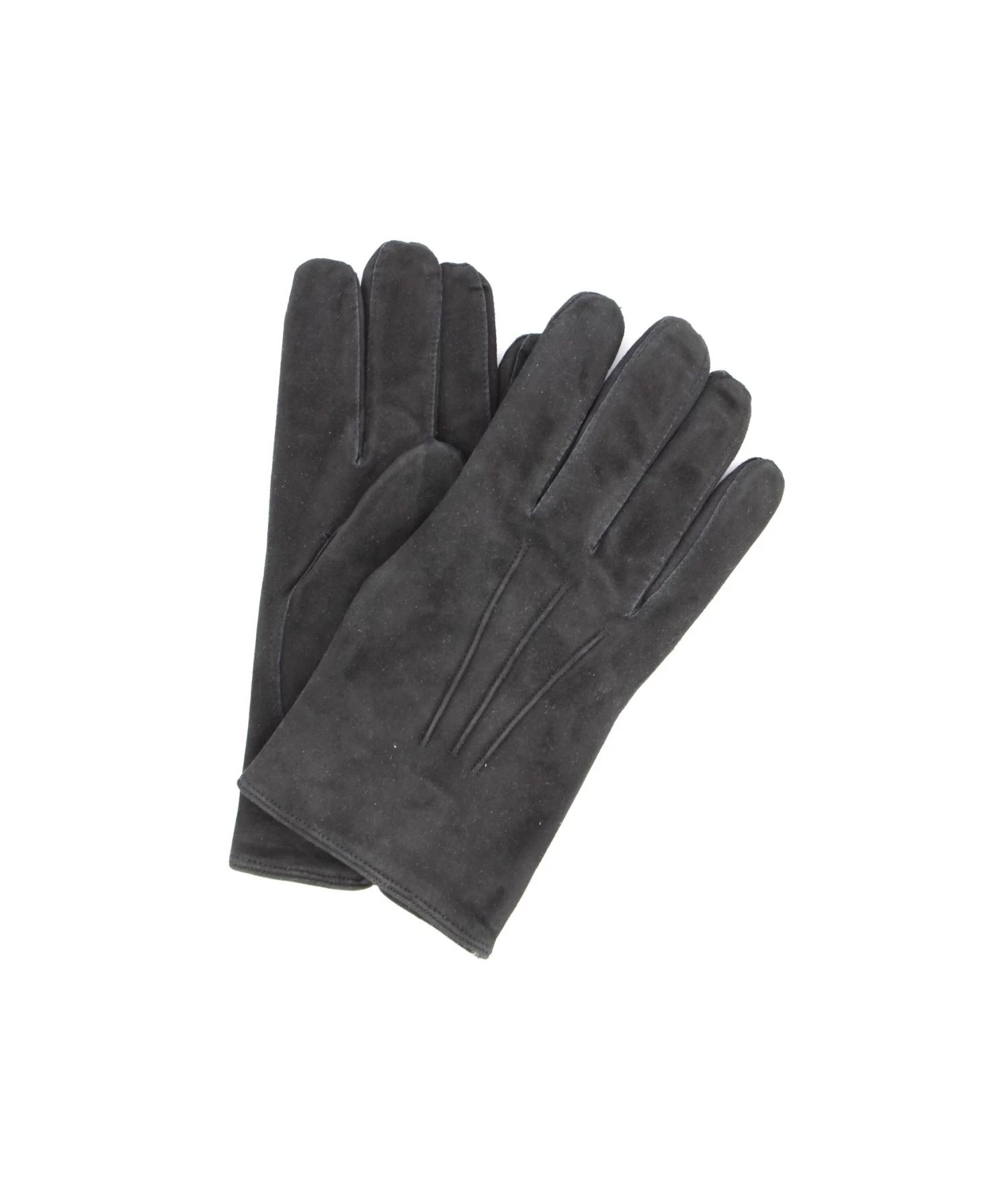 1298 Suede Gloves Cashmere Lined Black 3 1298 Suede Gloves Cashmere Lined Black